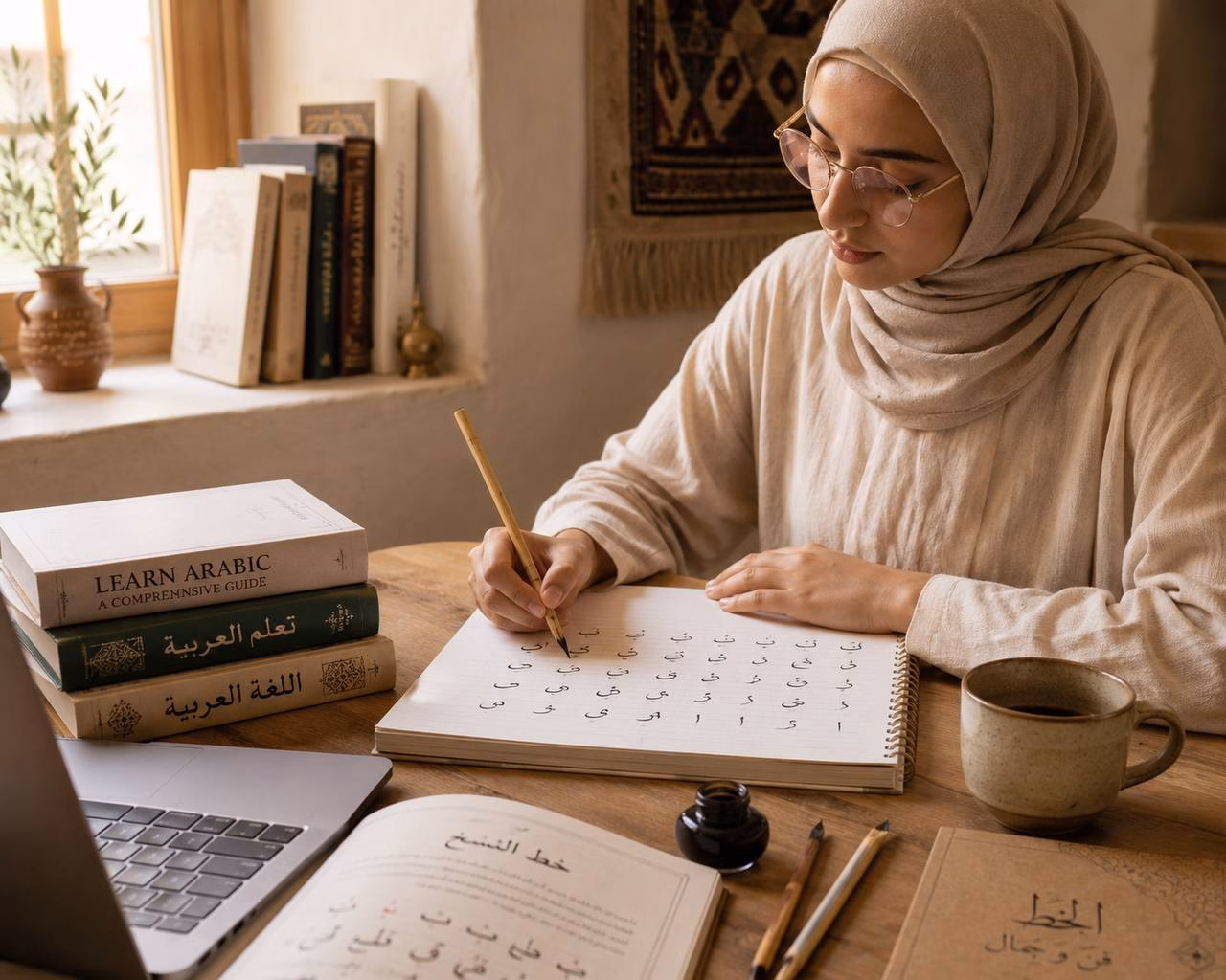 How to learn Arabic writing